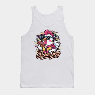 Chicken Swag: Pizza King Tank Top